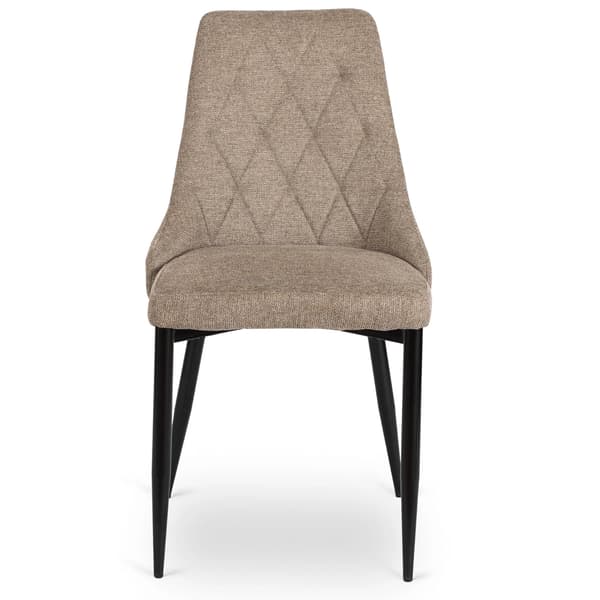 Polstret stol til stue CORK 2 Beige Moderne Loft