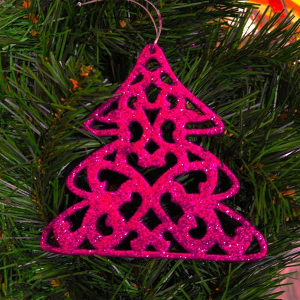 Glitterophæng, juletræ