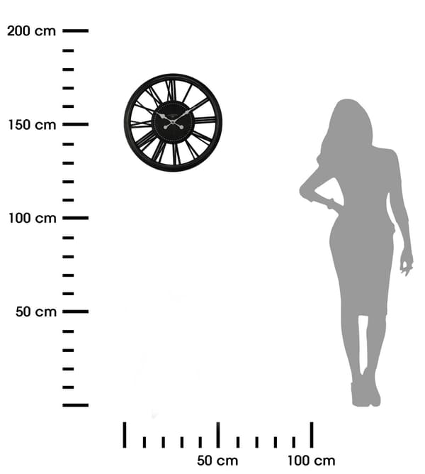 Suuri parvi-seinäkello 50 cm