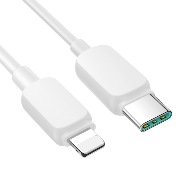 iPhone USB-C - Lightning-kaapeli 20W 1.2m valkoinen