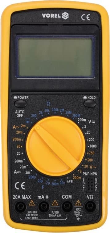 Multifunktionell digital mätare 81775 VOREL