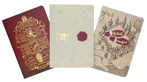 Harry Potter. Velkommen til Hogwarts Planner Notesbogsamling. Sæt med 3