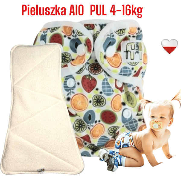 NappiMe AIO PUL engångsblöja, fruktsmak