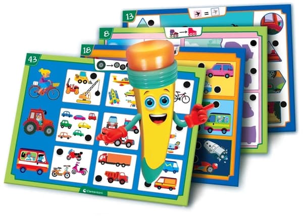 Interaktivt spel Clementoni Talking Pen 500 Frågor Fordon