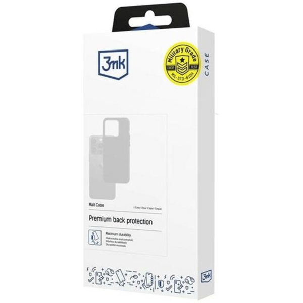 3MK Matt cover til Galaxy S24, sort