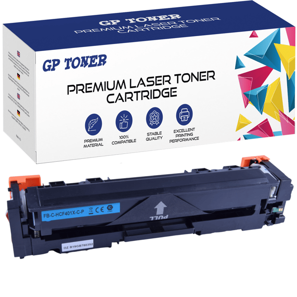 Toner til HP GP-HCF401X Cyan GP