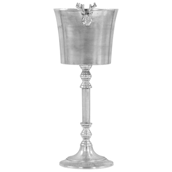 vidaXL champagnekøler 39x29x71 cm sølv