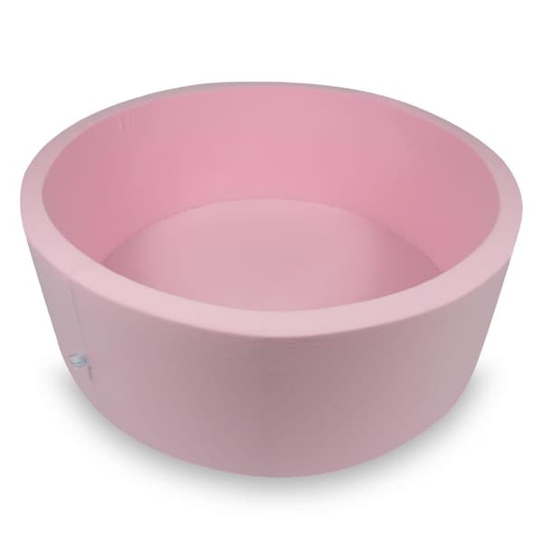 Tør pool 110x40cm pulverrosa uden bolde
