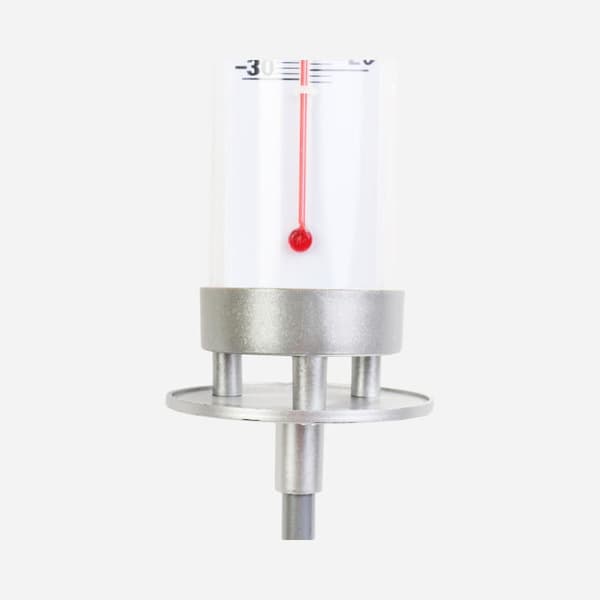 GOLIAT LED-belyst solcellstermometer för trädgården