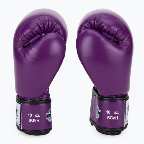 Windy Classic ægte læderboksehandsker 16OZ lilla