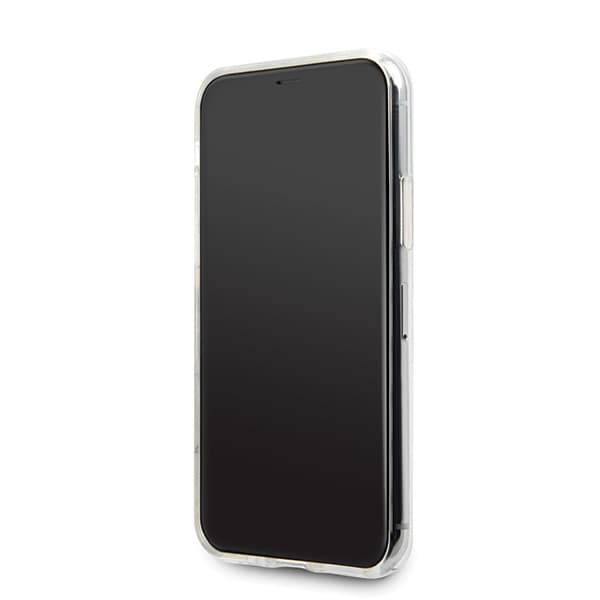 Guess Glitter Triangle-skal till iPhone 11 Pro, Guld