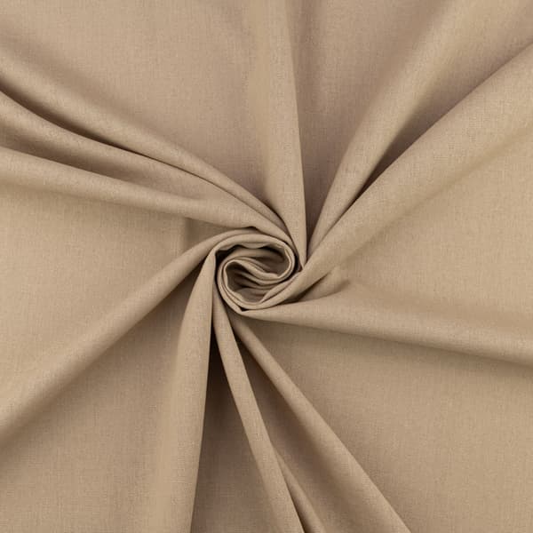 Hørmateriale, beige farve