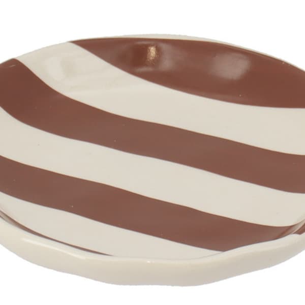 Nola sæbeskål Mocha Striber