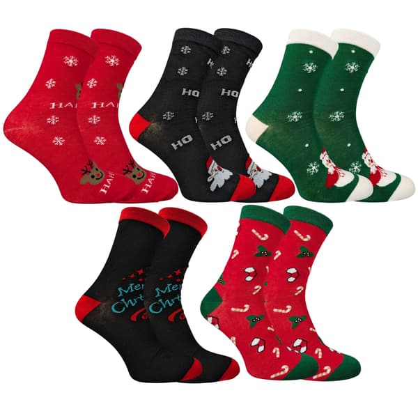 God Jul Herr Julstrumpor Set med 5-pack 40-43