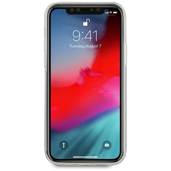 Guess Gold Chain Collection-etui til iPhone 12 Pro Max, hvid