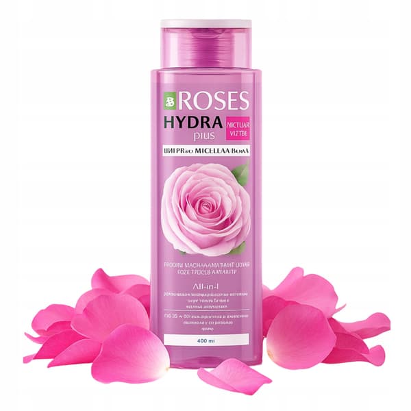 Rose makeupfjerner - mild, nærende, skal ikke skylles af 400 ml