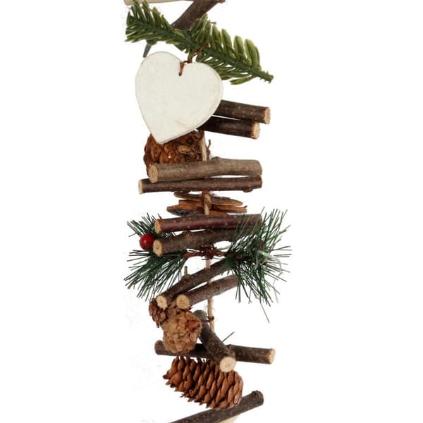TRÆGUIRLANDE JULEPYNTNING