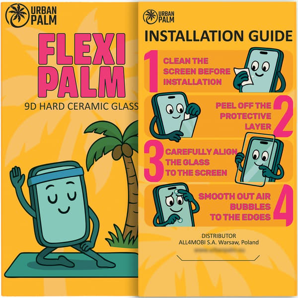 9D Flexi Palm Keramiskt Glas för iPhone 14 Pro Max