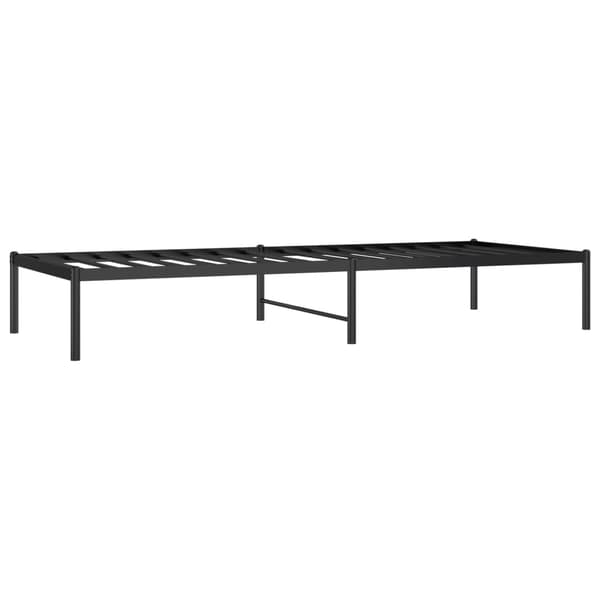 vidaXL metalsengestel sort 80x200 cm