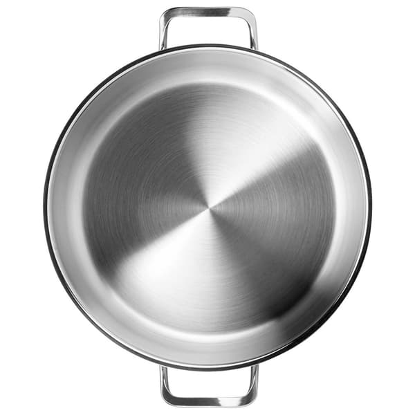 ROSTFRITT STÅLLOCK INDUKTIONSGASKOKNING 28 CM 7 L