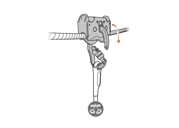 Petzl Trac Guide LT-remskive