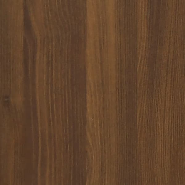 vidaXL sofabord brunt egetræ 80x50x36 cm træbaseret materiale