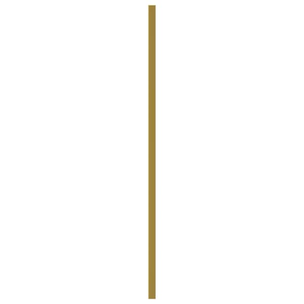 vidaXL skabsgreb, 10 stk., guld, 480 mm, rustfrit stål