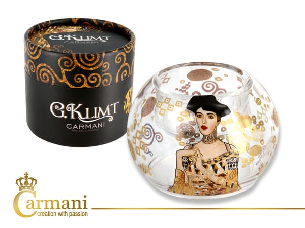 Liten kulformad ljusstake - G. Klimt Adele Bloch (CARMANI)