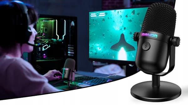 ONIKUMA M830 USB RGB-spelmikrofon