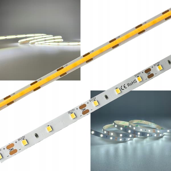 LED-band COB 5W/m 12V 3000K - 5m