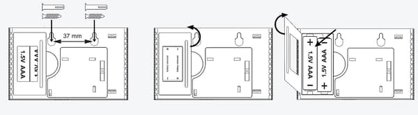 EURA CO-sensor Trådlös Batteridriven LCD-TEST 85 dB