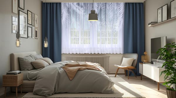 Gardin på tape print 193