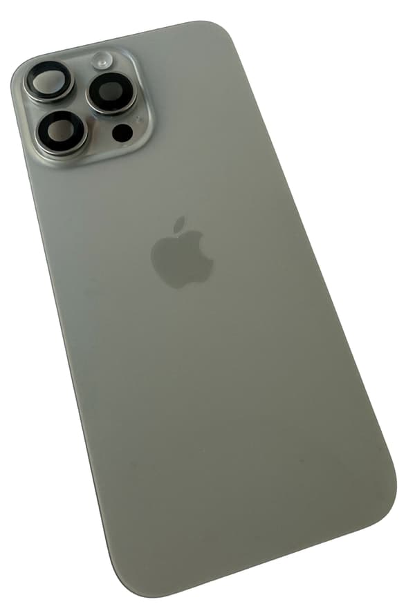 ORG Plecki Grade A original bakskal till Apple iPhone 16 Pro Max Natural