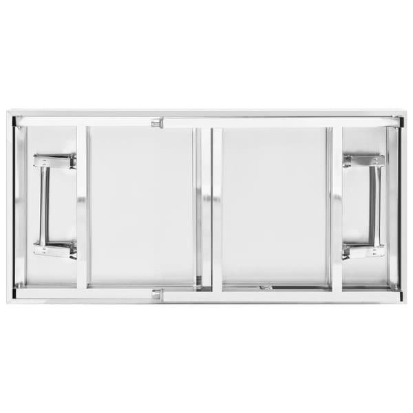 vidaXL foldbart køkkenbord 120x60x80 cm rustfrit stål