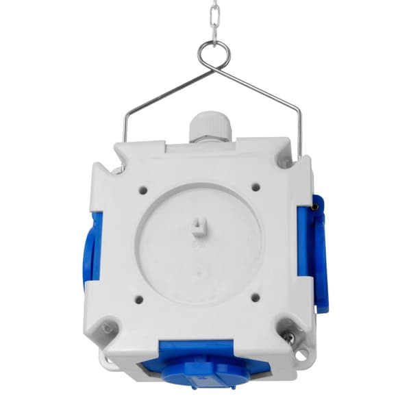 Väggmonterad fördelningscentral mDV 3x230V Schuko Doktorvolt® 2688
