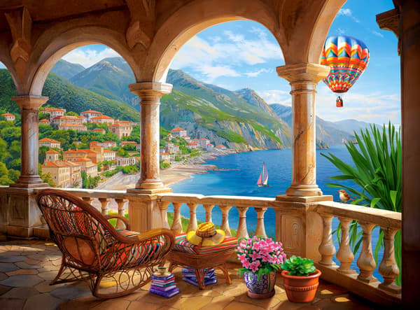 Pussel 2000 brikker C-200979 Montenegro meditation