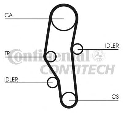 CONTITECH CT 589 kamrem