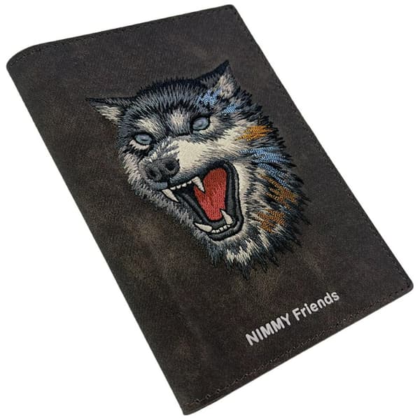 Nimmy Passfodral Raptor Wolf Plånbok Brun