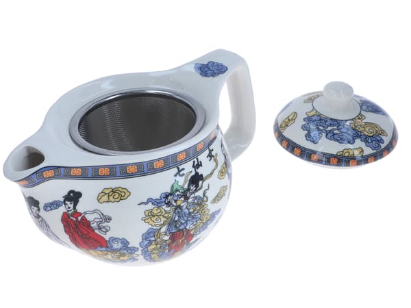 Keramisk elkedel med infuser