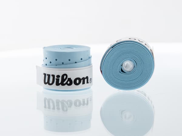 Wilson Overgrip Sticky Perforated Tennisgreb - Himmelblå