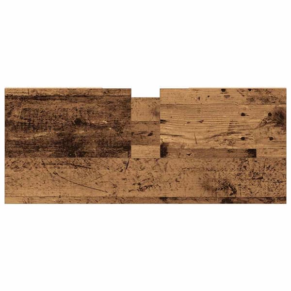 vidaXL Badrumsskåp, Antikträ, 80x33x60 cm