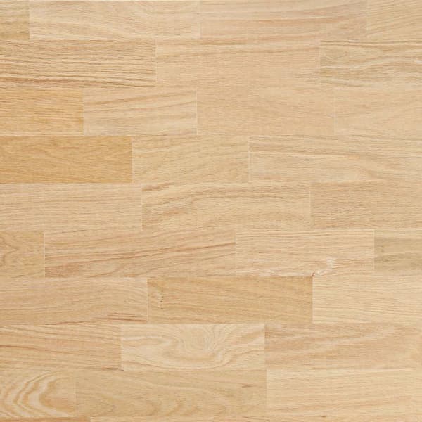 vidaXL skrivebordsplade, ubehandlet, 100x50x2,5 cm, massivt egetræ