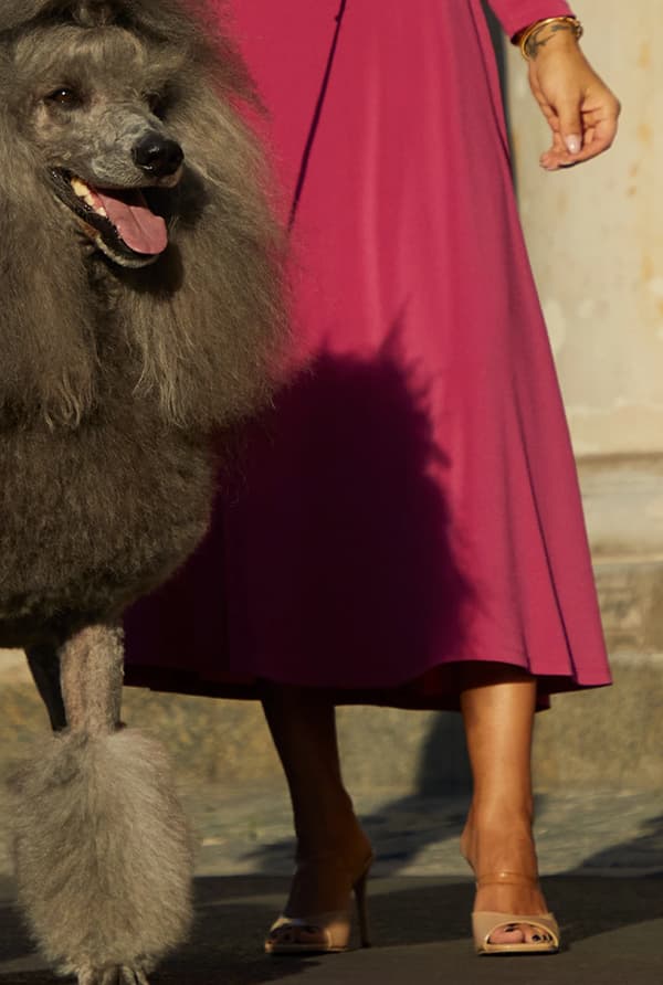 Urge - Tyylikäs fuksia midimekko S