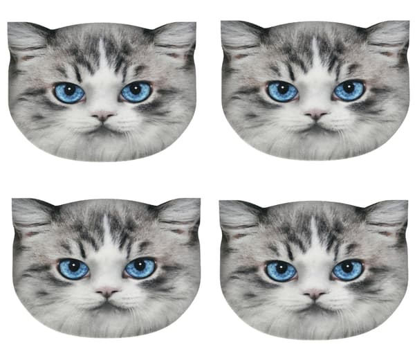 4D Katte Bordmåttesæt - LUNA