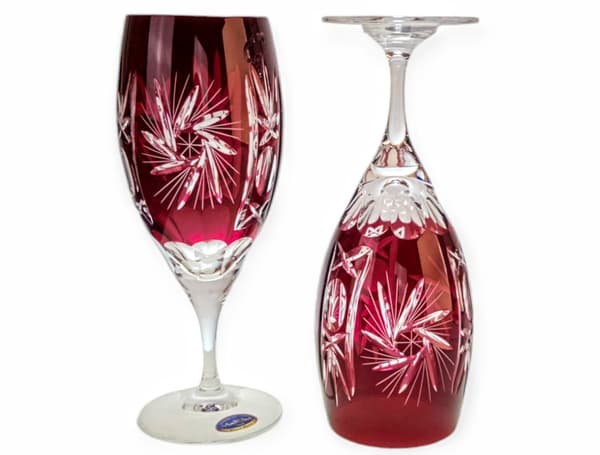 Ruby Crystal ølglas 500 ml olivenkværn