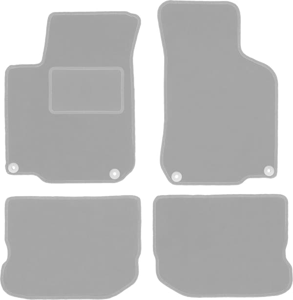 Grå bilmåtter til: Seat Leon I hatchback (1999-2005)