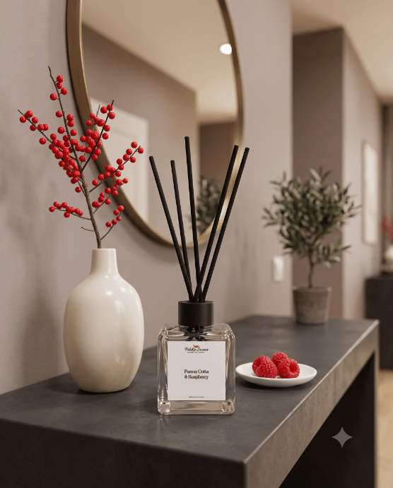 Panna Cotta Hallon Doftdiffusor