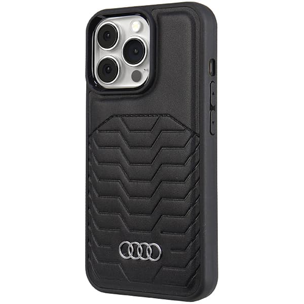 Audi MagSafe-etui i kunstlæder til iPhone 13 Pro / 13, sort