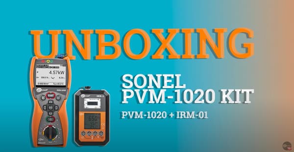 SONEL PVM-1020KIT solcellsmätare + tillbehörsset