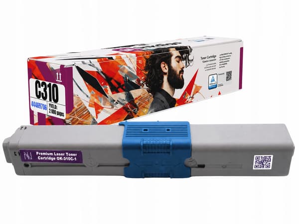 Inkdigo toner 44469706 kompatibel med OKI C310DN MC351DN C510DN C530DN TÜV-certifierad